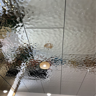 O teto inoxidável da ondinha da água telha o revestimento 0.4mm decorativos da parede