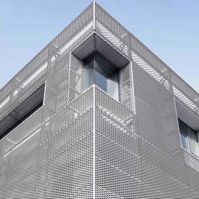 Painéis de parede de alumínio expandidos de Mesh Aluminum Cladding Panel 2mm