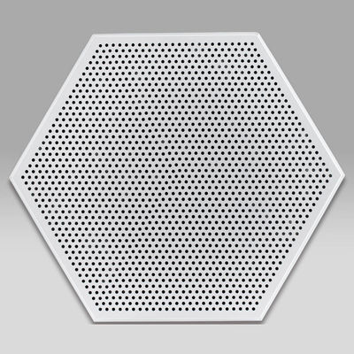 Tecto de Alumínio Metal Hexagonal Painéis de Tecto 404mm Clip In