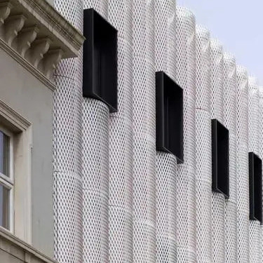 A fachada expandiu a liga de alumínio grossa exterior de Mesh Panel 2.35mm da parede
