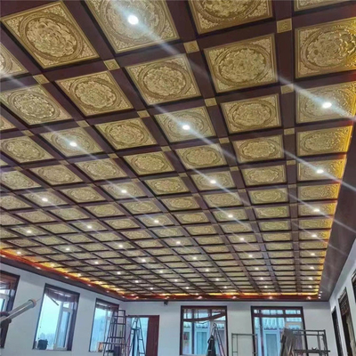 o grampo de 0.7mm no teto do metal telha o hotel de Lotus Pre Painted For Temple