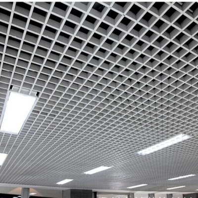 teto aberto de alumínio de revestimento de alumínio da pilha do teto PVDF do metal 100x100