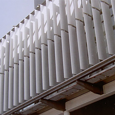Grelha de alumínio de Sun do vertical moderno do para-sol para construir decorativa