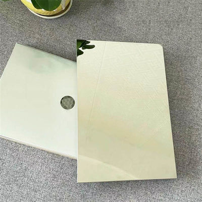 Espelho painel de honeycomb de alumínio para decoração de parede do teto