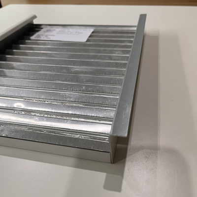 o teto de alumínio do metal de 1.0mm corrugou o gancho no painel com perfuração padrão