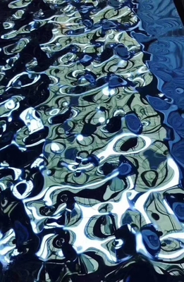 Espelho de Aço Inoxidável Chapa Corrugada Teto 20mm Espessura à prova d'água