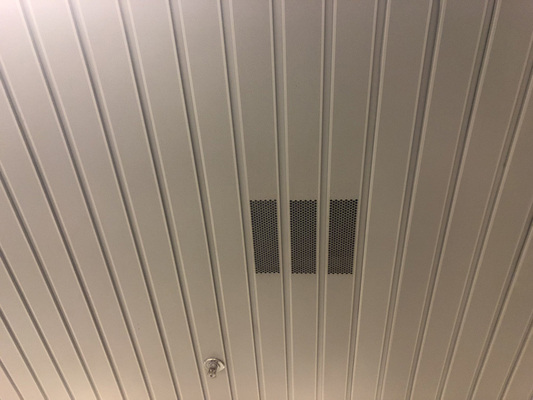 Teto de alumínio do metal da tira customizável de G da cor para a estação de metro