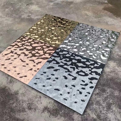 Grampo no painel de teto de aço inoxidável 600x600mm da ondinha da água