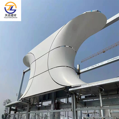 Indoor Outdoor Linear Metal Ceiling System Heat Insulation Metal Panels For Ceiling