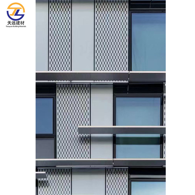 Slat Aluminum Screen Heat Insulation Strip False Ceiling For Office Building