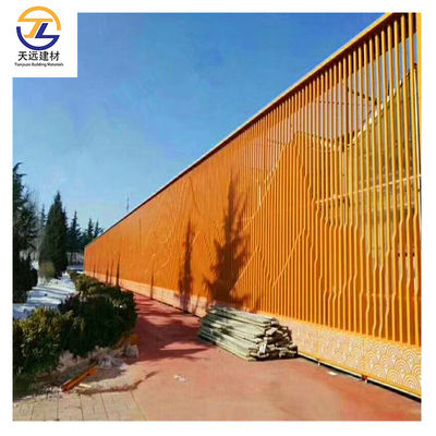 Cubo de alumínio em forma de U Dimensões personalizadas Painel de madeira ACP Revestimento PE