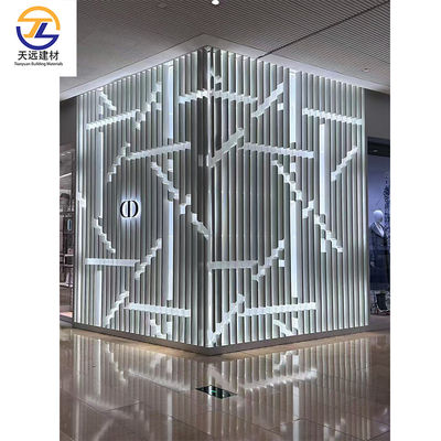 Placa de metal perfurado para tecto de edifícios de escritórios painel de alumínio com 600 * 600MM